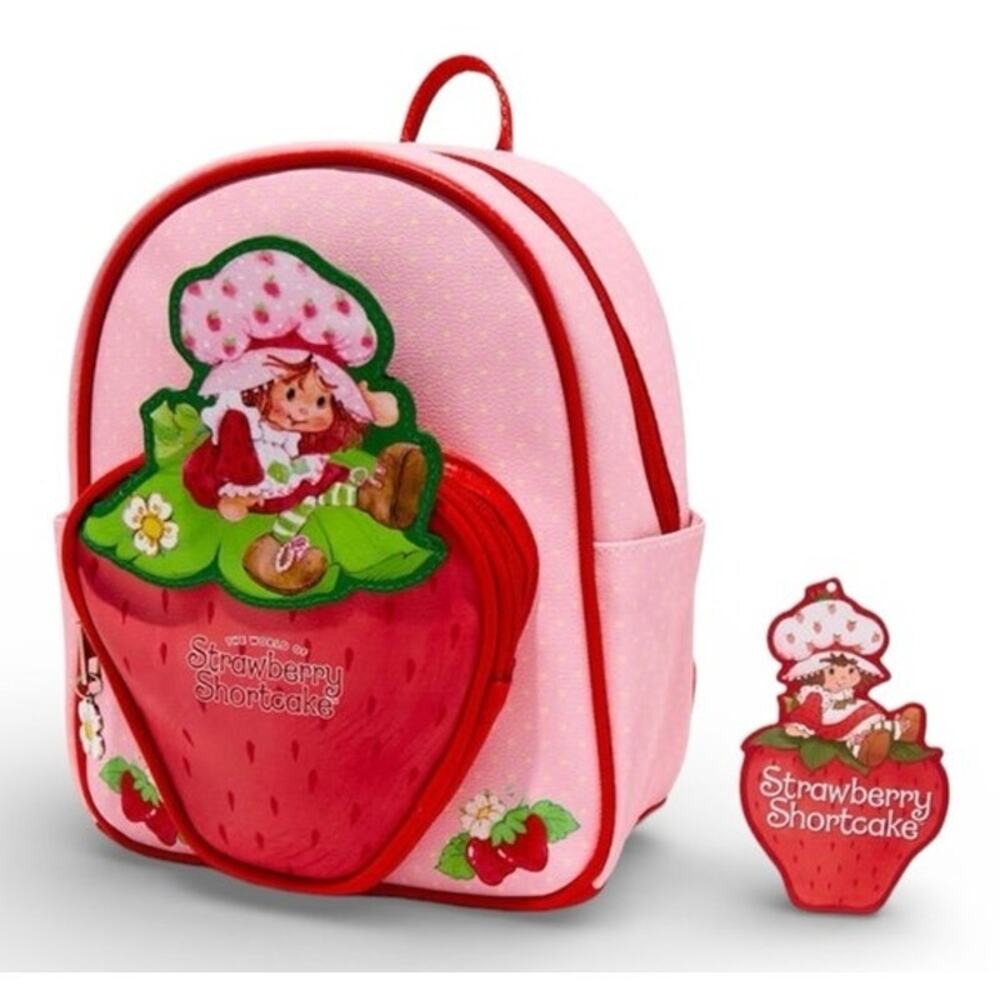 Strawberry Shortcake Mini Backpack Pink Polkadot Claire’s | NEW WITH TAGS